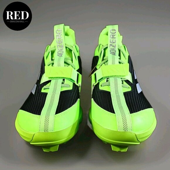 Adidas Adizero Edge+ TPU Baseball Cleats Solar Green IH6139 - Men's Size 10.5 - Picture 4 of 14